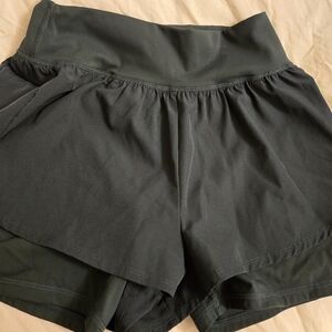 Oner Active Unified Double Layer Shorts 5" Size S, Racing Green